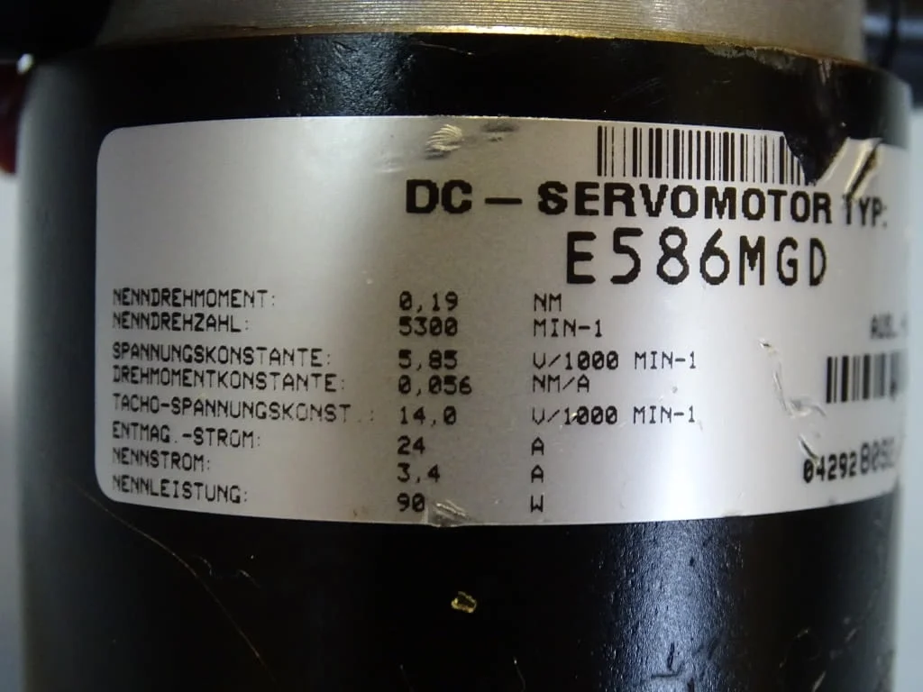 Сервомотор Balitz E586MGD DC-servomotor 0.19Nm — снимка 4