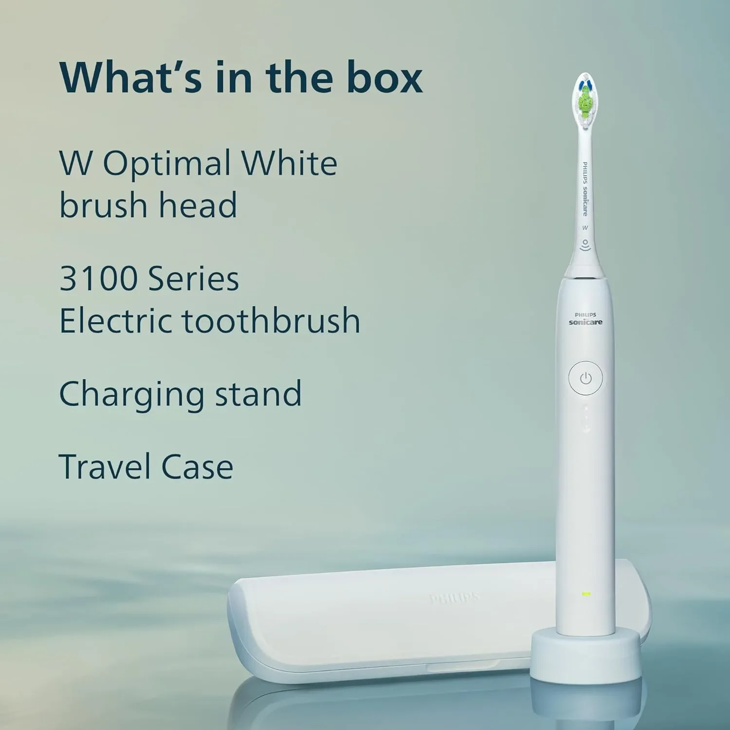 Електрическа четка за зъби Philips Sonicare 3100 с Pressure Sensor, 3 нива на интензивност и SmartTimer — снимка 9