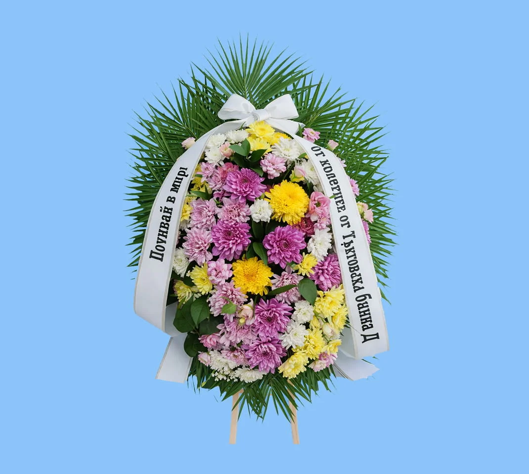 Венци и аранжировки от естествени и изкуствени цветя — снимка 4