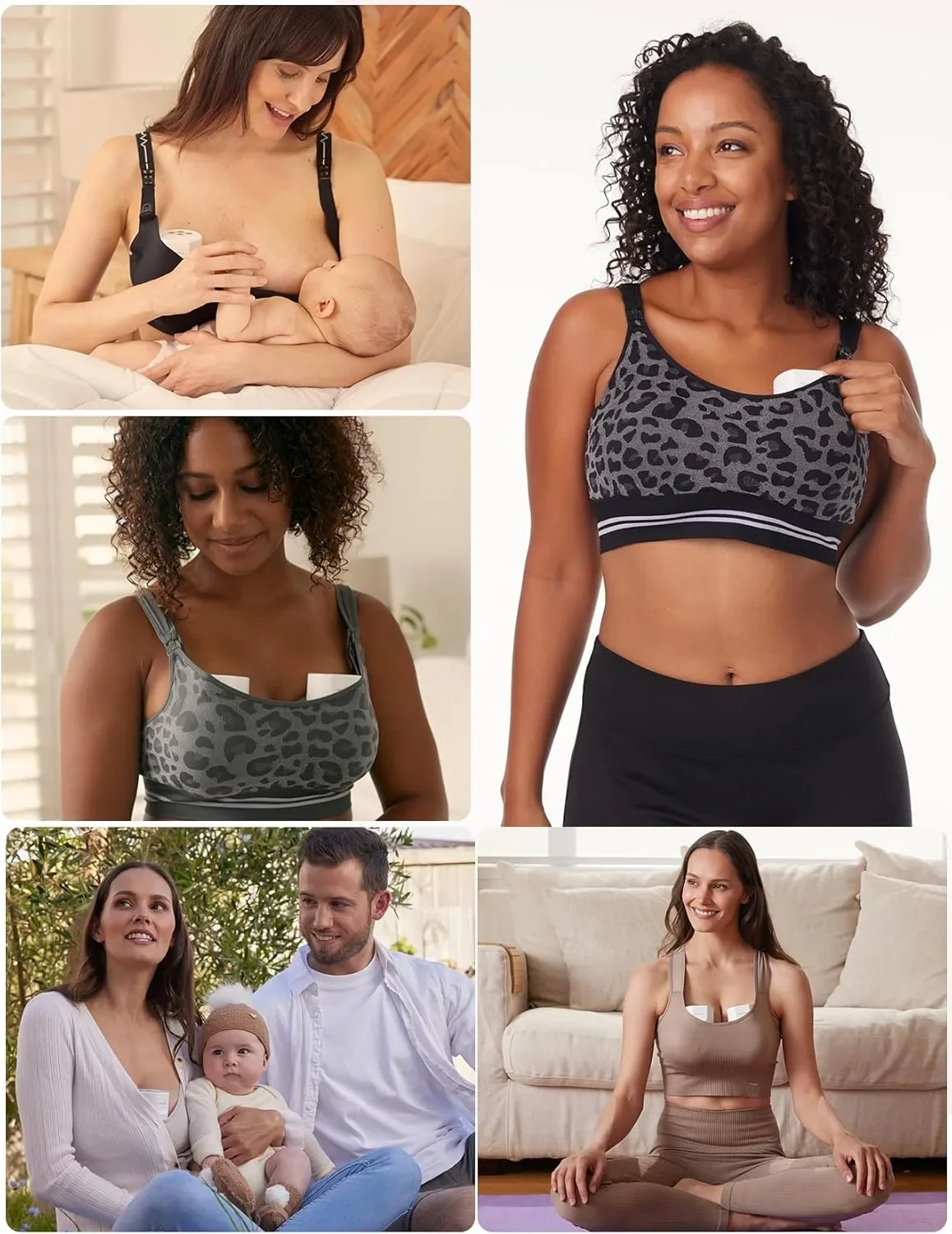 Momcozy S12 Pro преносима електрическа помпа за кърма – wearable, 1 брой, бяла — снимка 8