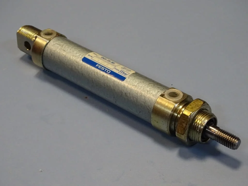 Пневматичен цилиндър Festo DSG-25-80 pneumatic cylinder 12Bar — снимка 5