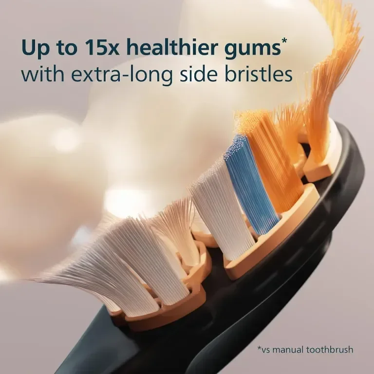 Philips Sonicare A3 Premium All-in-One, Оригинални резервни глави, черни, 4 броя, HX9094/88 — снимка 5