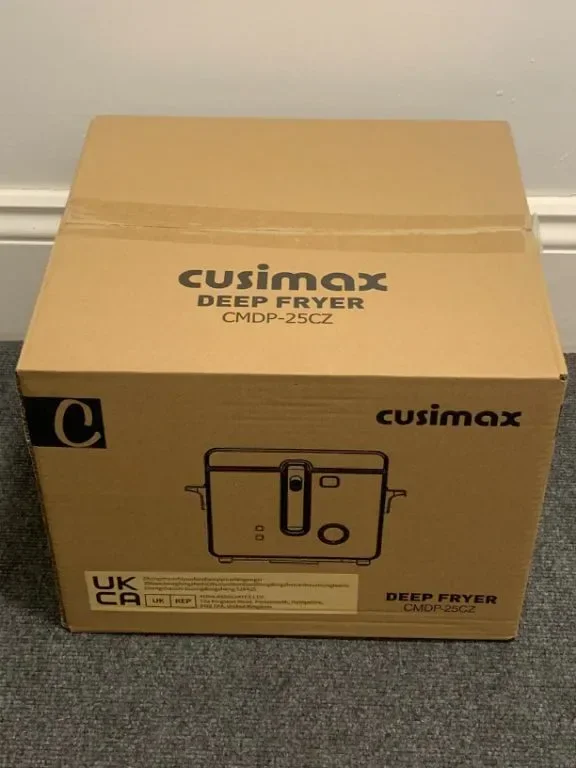 Фритюрник CUSIMAX, 2,5 л фритюрник с незалепващо покритие, сребрист — снимка 10