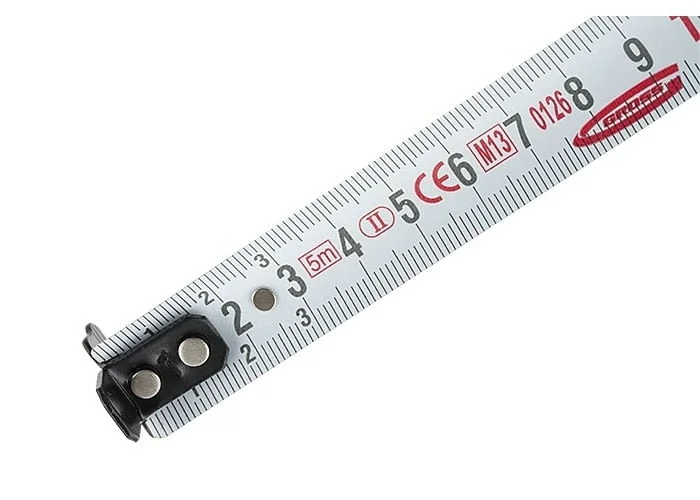 Ролетка Doppelhaken, 5, 8, 10 m х 25 mm, двустранен накрайник, двустранна скала, найлоново покритие — снимка 3
