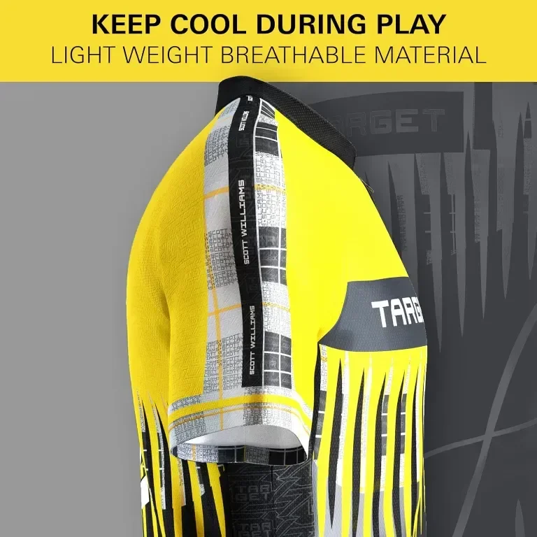 TARGET Darts Scott Williams Dart Shirt 2025: Мъжка тениска за дартс за Световното първенство 2025 — снимка 3