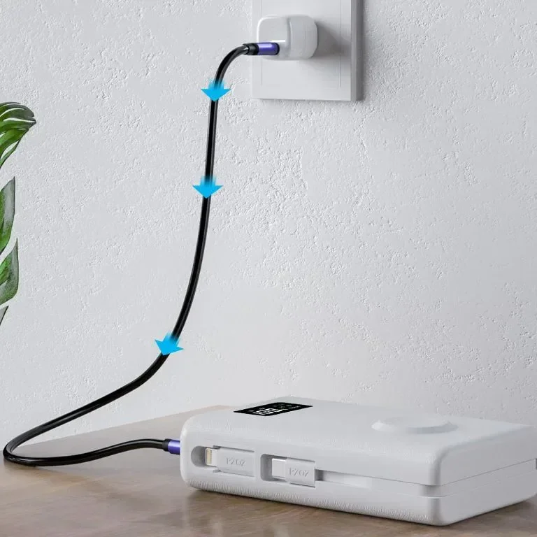 PZOZ 20000mAh Power Bank Бързо зареждане, Led Display 22.5W PD USB-C/USB-A — снимка 7
