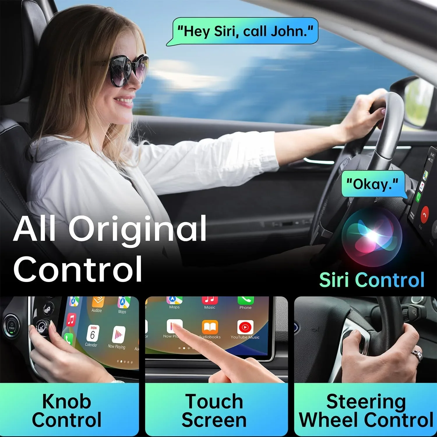 Wi‑Fi/Bluetooth CarPlay адаптер (wireless), SAРPLAY – Plug & Play — снимка 4