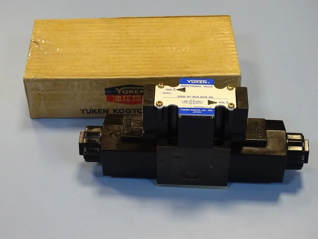 Хидравличен разпределител YUKEN DSG-01-3C4-D24-50 directional valve 24VDC