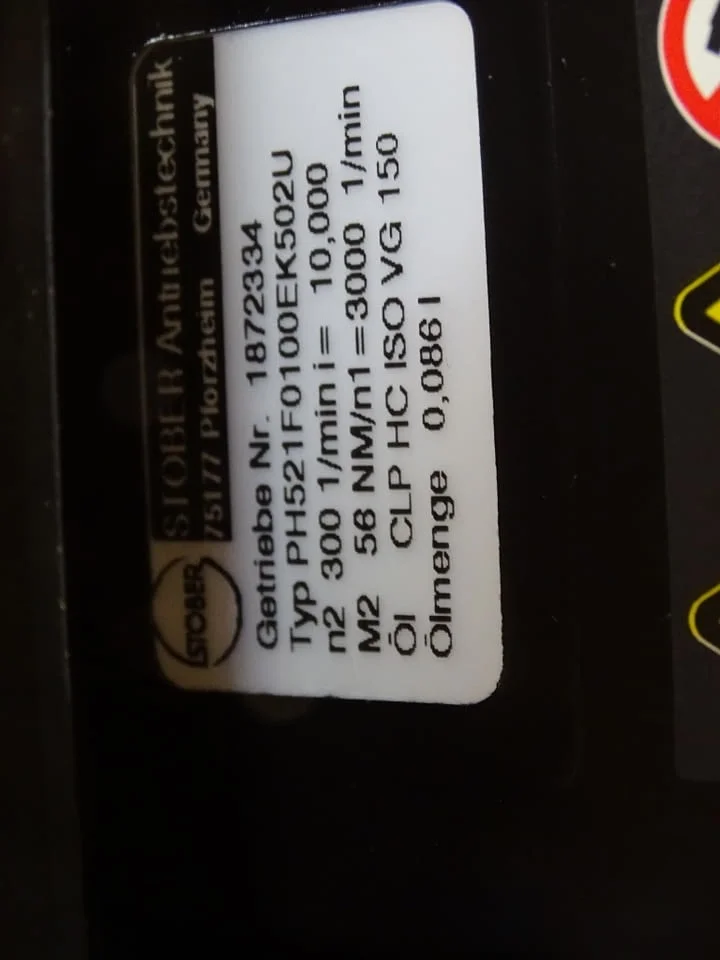 Сервомотор STOBER EK 502 UROR 140 servomotor 6.53/5.88 Nm — снимка 6