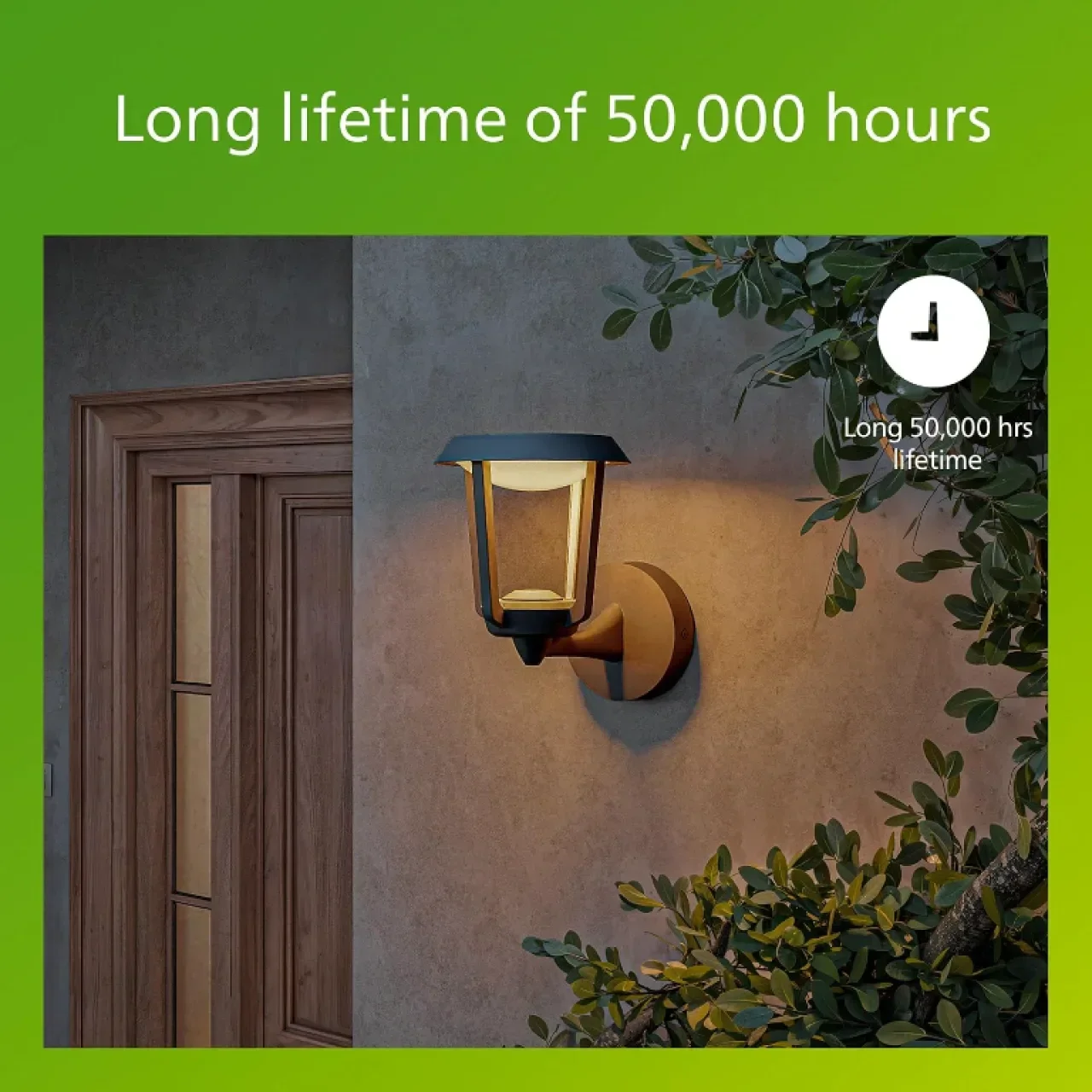 Външна LED стенна лампа Philips Nuvy, 800 lm, 2700 K, PowerShield,IP44 — снимка 3