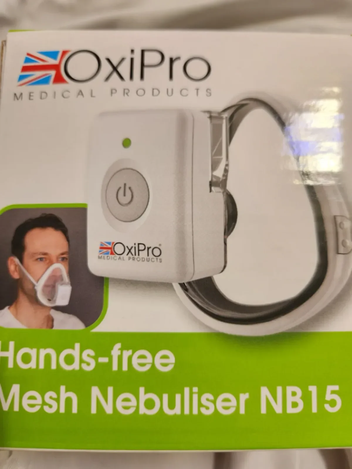 OxiPro NB15 Акумулаторен небулизатор за възрастни и деца, малка и голяма маска — снимка 7