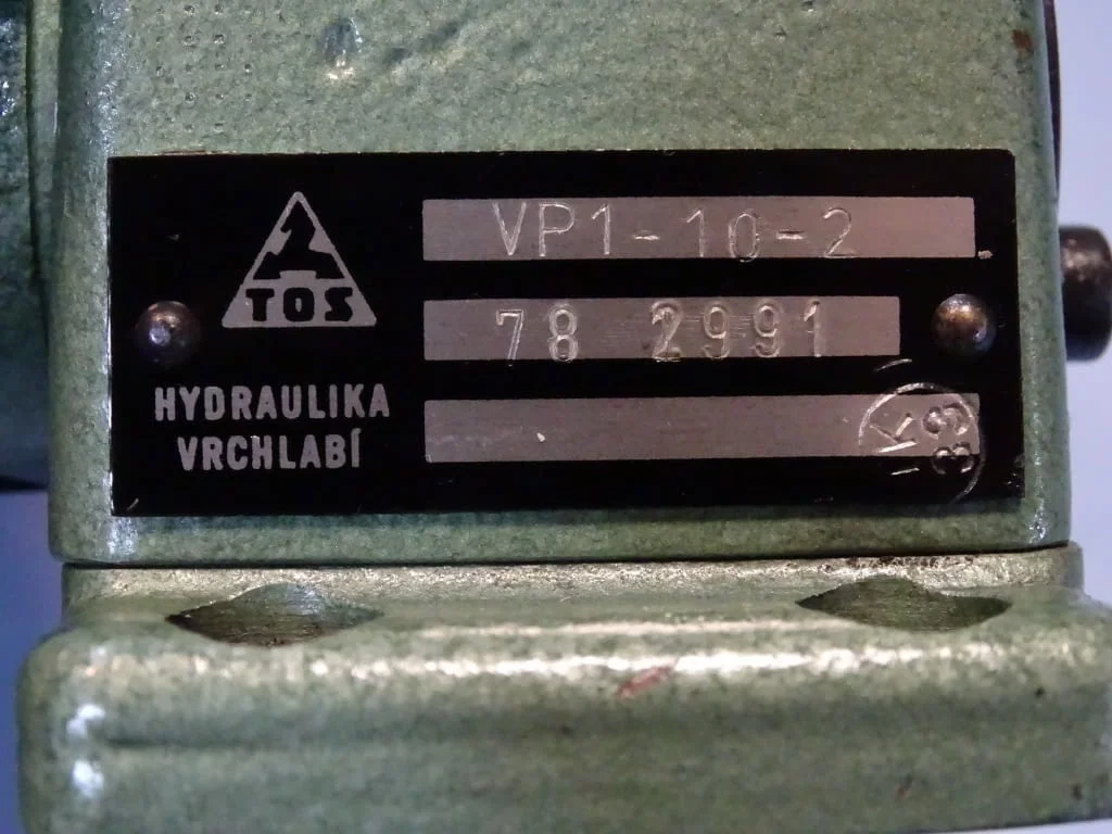 Клапан хидравличен TOS VP1-10-2 hydravlic ventil — снимка 5