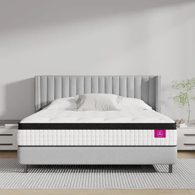 Двоен матрак Doublelife 4FT6, 11-инчов матрак от мемори пяна с гел, 9 зони, (135x190x28 см) — снимка 5