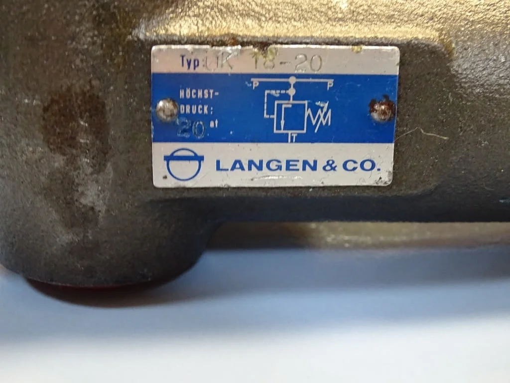 Хидравличен клапан LANGEN&CO UK 18-20 — снимка 2