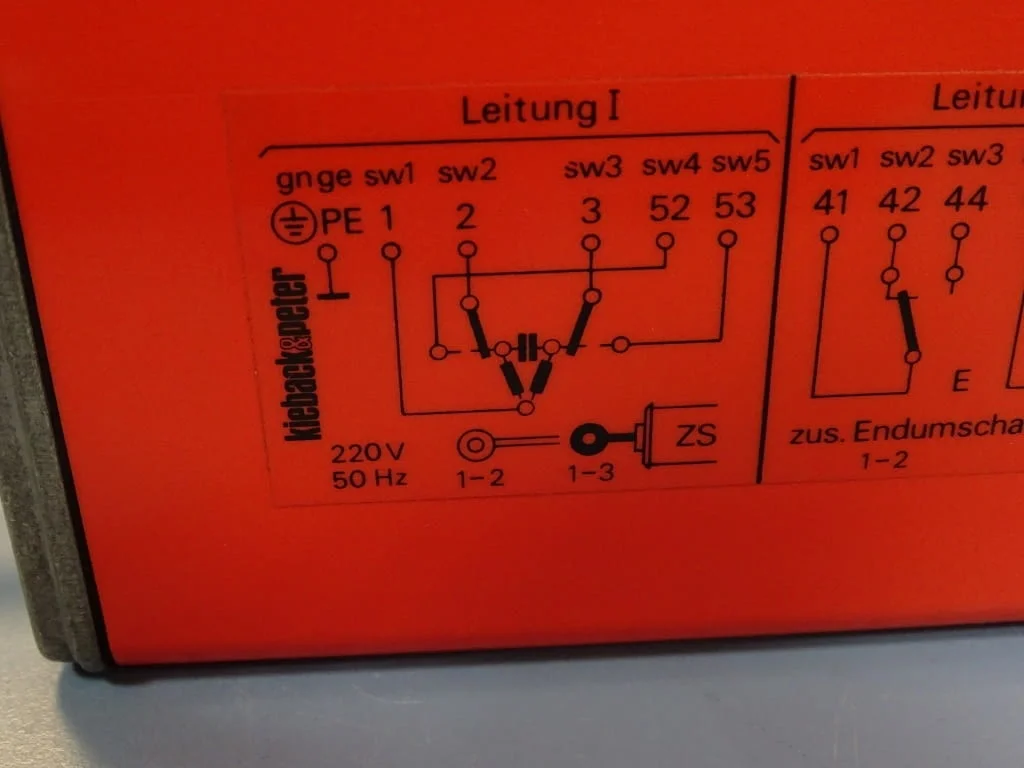 Електромеханичен модул Kieback& Peter typ ZS1506/SO drive control modul box — снимка 5