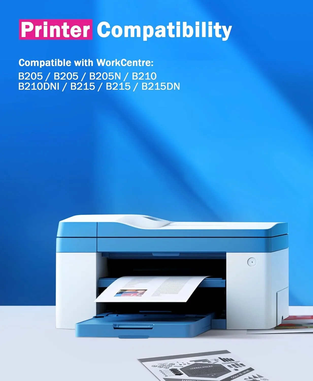 Тонер касета SODFACE B210/B205/B215 за Xerox 106R04347 (черен) – 1 брой