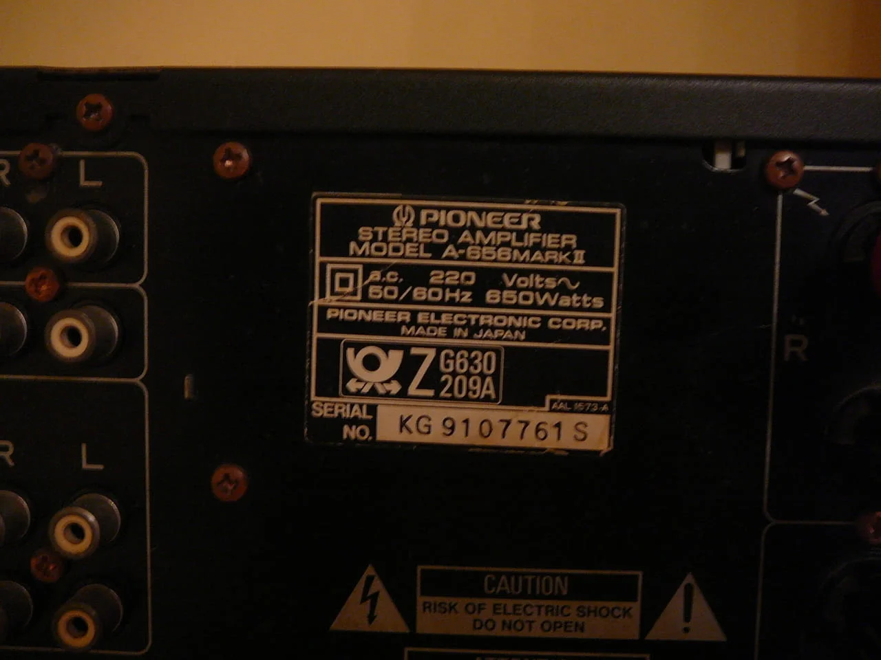 Pioneer a-656 mark ii — снимка 8