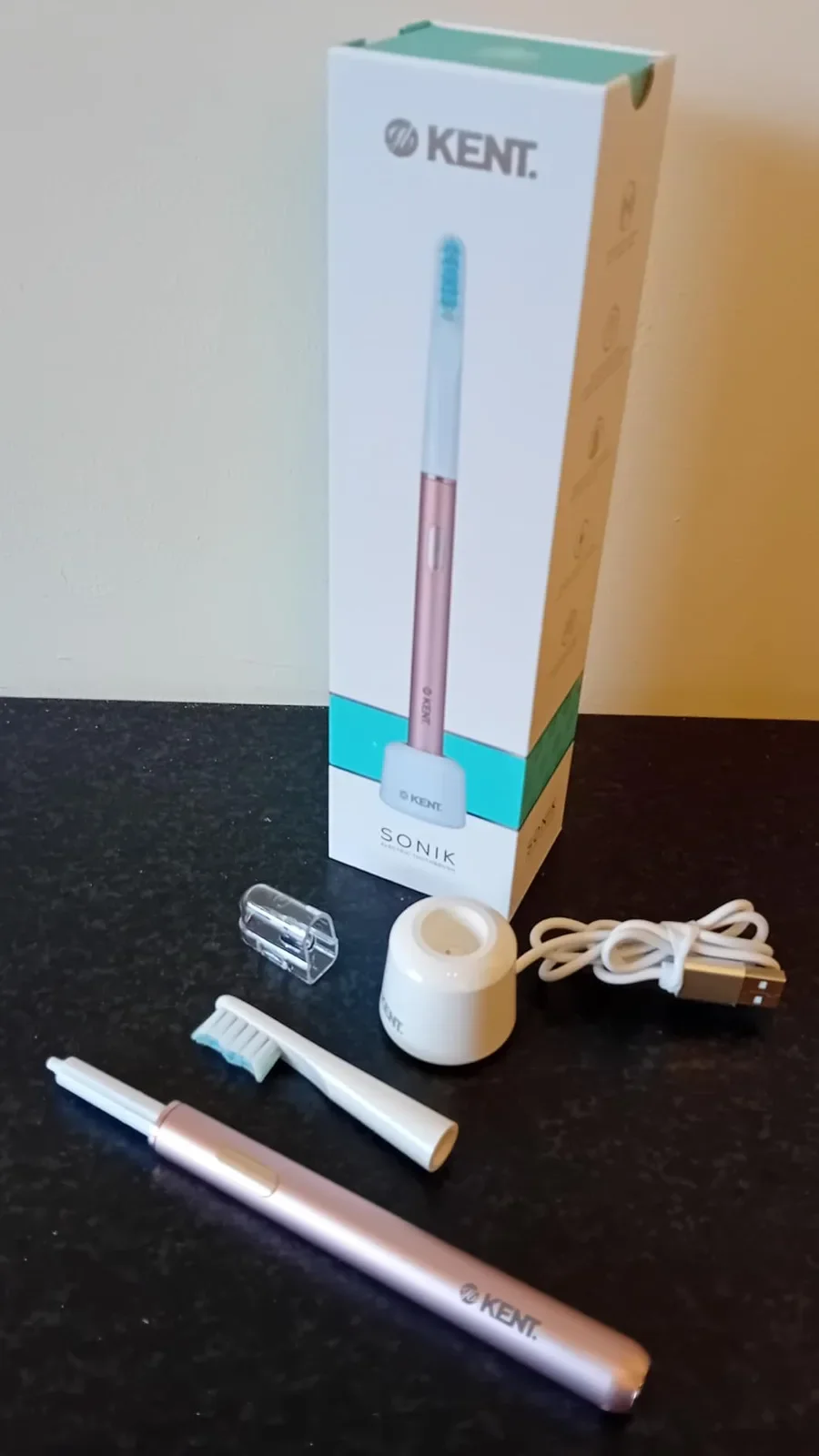 Електрическа четка за зъби KENT SONIK Electric Toothbrush (акумулаторна) – 3 режима — снимка 3