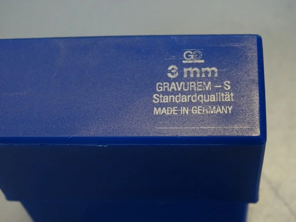 Комплект шлосерски букви-латиница 3 mm Gravurem-S 58-61 HRC — снимка 7