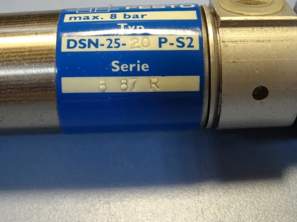 Пневматичен цилиндър двойнодействащ Festo DSN-25-20P-S2 pneumatic cylinder — снимка 5