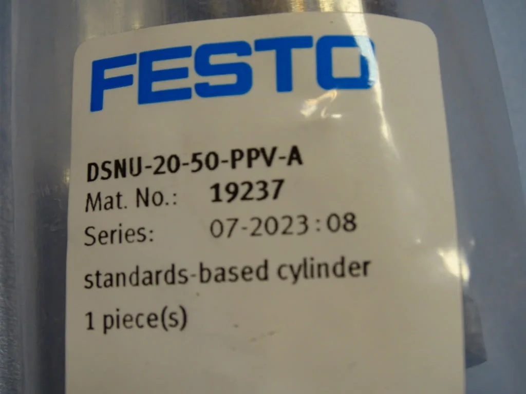Пневматичен цилиндър Festo DSNU-20-50-PPV-A standards-based cylinder — снимка 2