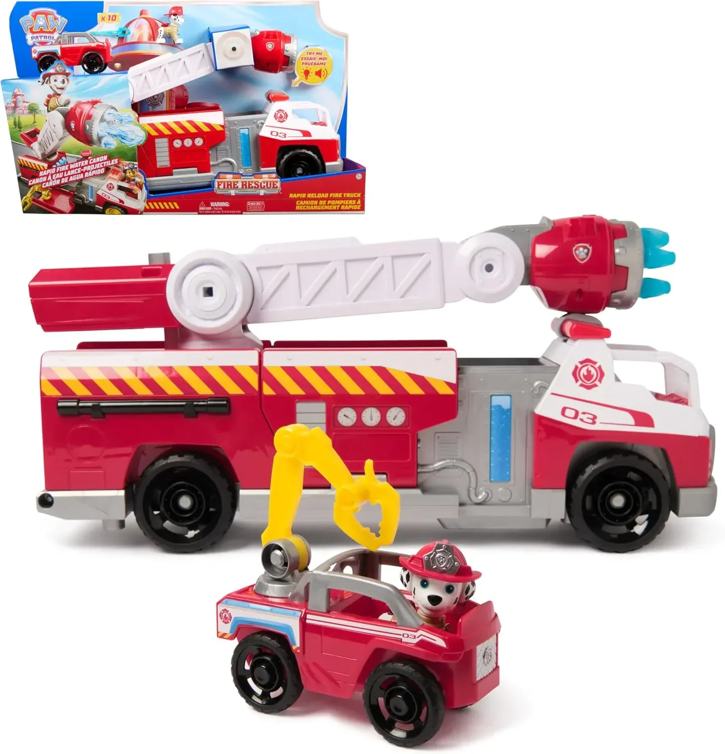 Пожарна кола Paw Patrol с Маршал, светлини и звуци