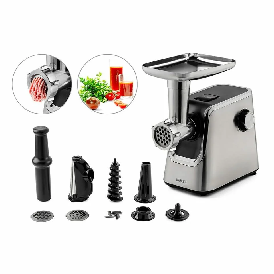 Месомелачка с приставка за домати Muhler MG-1808TS, 1800W — снимка 3