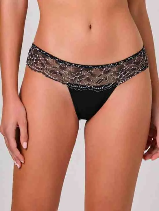 Jadea M, L, XL италиански черни, праскова дантелени бикини памучна бикина бикини с дантела Жадеа