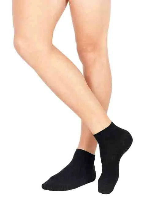 3чифта Pompea 35-38, 39-42, 43-46 италиански черни къси памучни чорапи спортни къси чорапи Помпеа — снимка 2