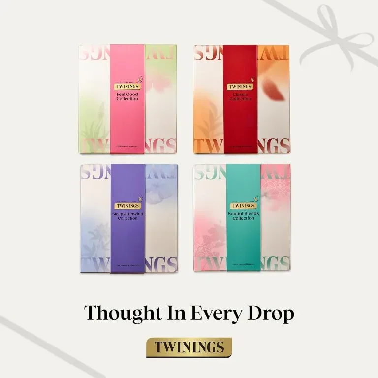 Twinings Classic Collection Подаръчна кутия 20 пакетчета черен чай на растителна основа, 4 вкуса — снимка 5