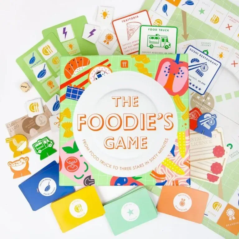 Talking Tables The Foodies Game - Настолна игра на тема храна за двойки, семейства, приятели — снимка 2