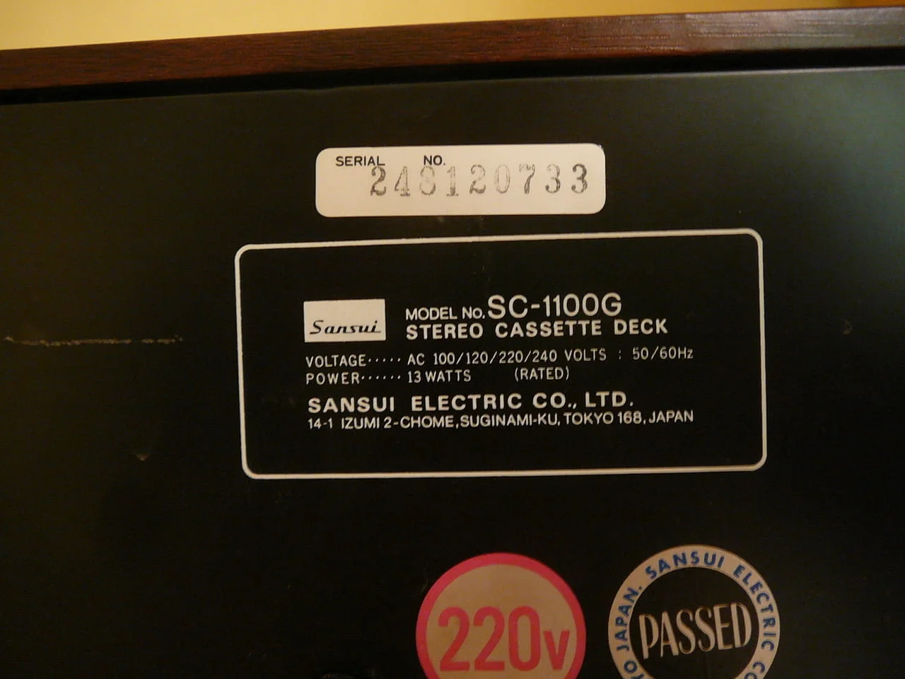 Sansui sc-1100g — снимка 9