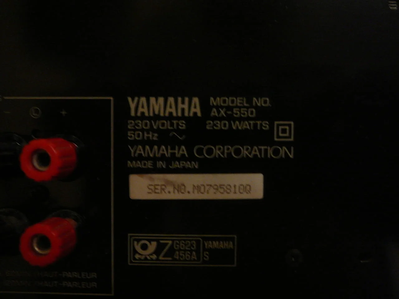 Yamaha ax-550 — снимка 7