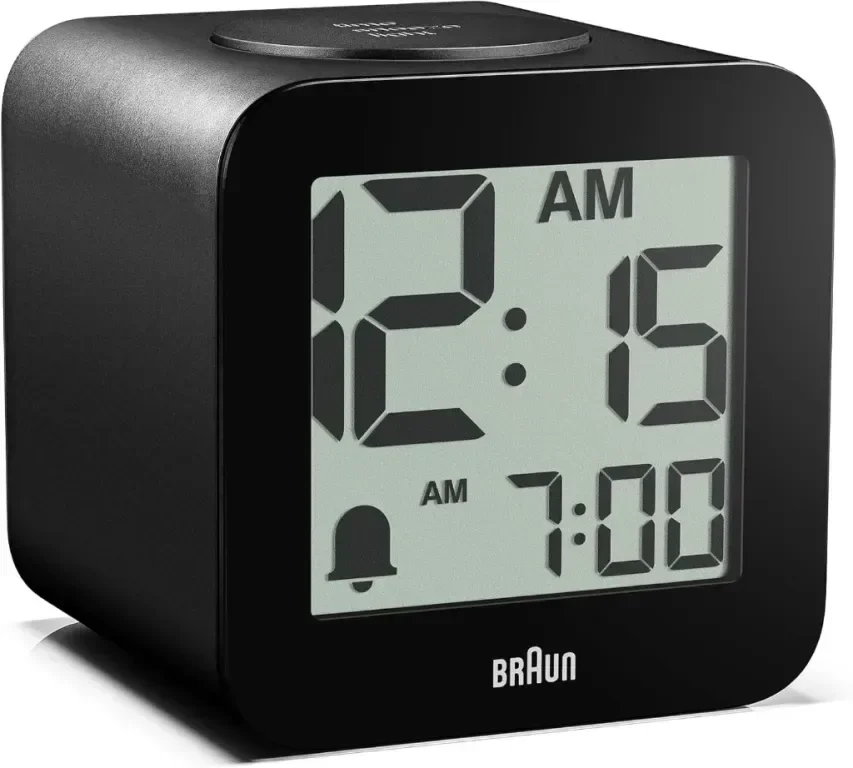 Цифров говорещ будилник Braun с дрямка, позитивен LCD дисплей, BC25BP — снимка 6