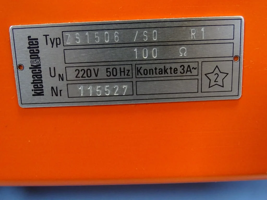 Електромеханичен модул Kieback& Peter typ ZS1506/SO drive control modul box — снимка 3