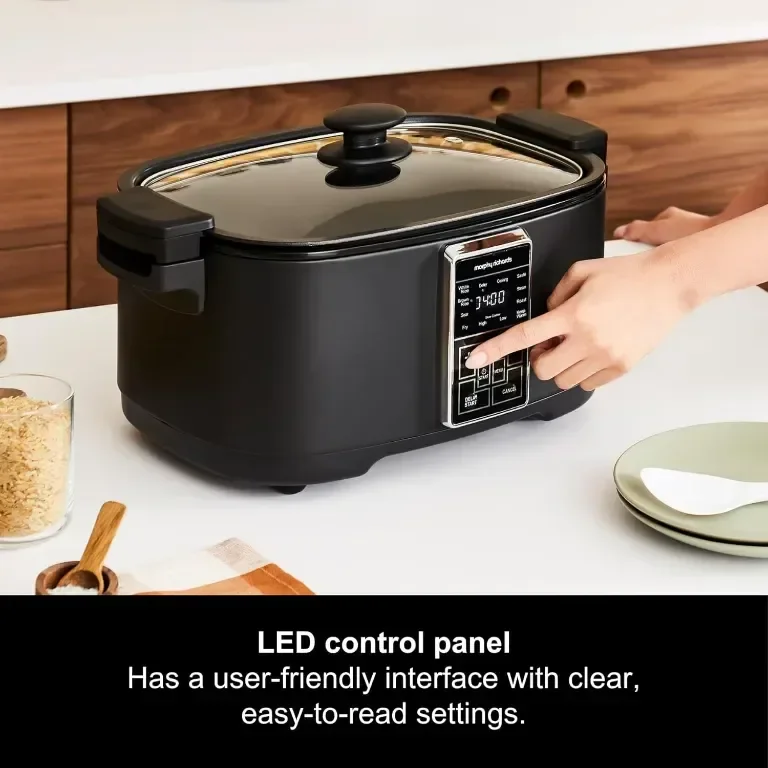 Мултифункционален мултикукър Morphy Richards 10 в 1,6,5 л,1350 W,черен — снимка 6