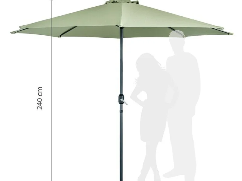 Градински чадър Muhler 270x240 cm — снимка 2