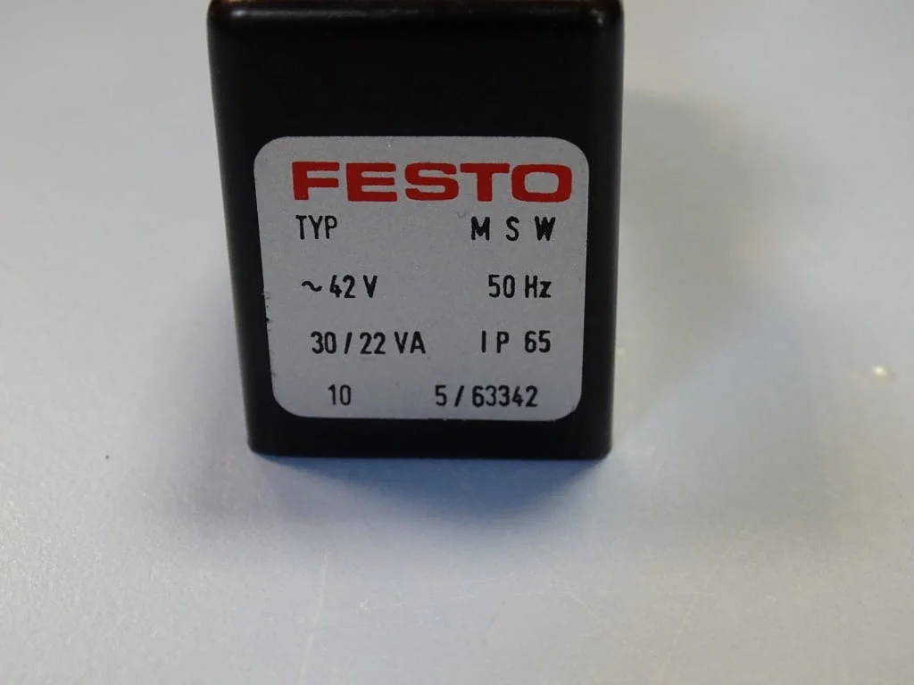 Бобина Festo MSW-42-50 solenoid valve coil — снимка 3