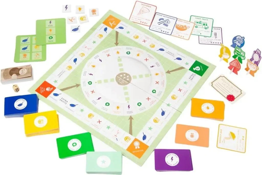 Talking Tables The Foodies Game - Настолна игра на тема храна за двойки, семейства, приятели — снимка 3