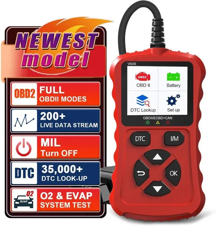 OBD2, автоматичен диагностичен инструмент OBDII, четец на кодове на автомобили OBD EOBD