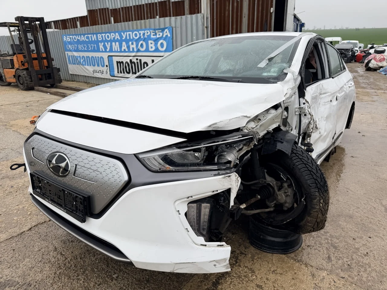 Hyundai Ioniq Electric 136 кс, ел.двигател EM10, ск.кутия G7KPEU300053, 46 000 км., 2021 г., Хюндай
