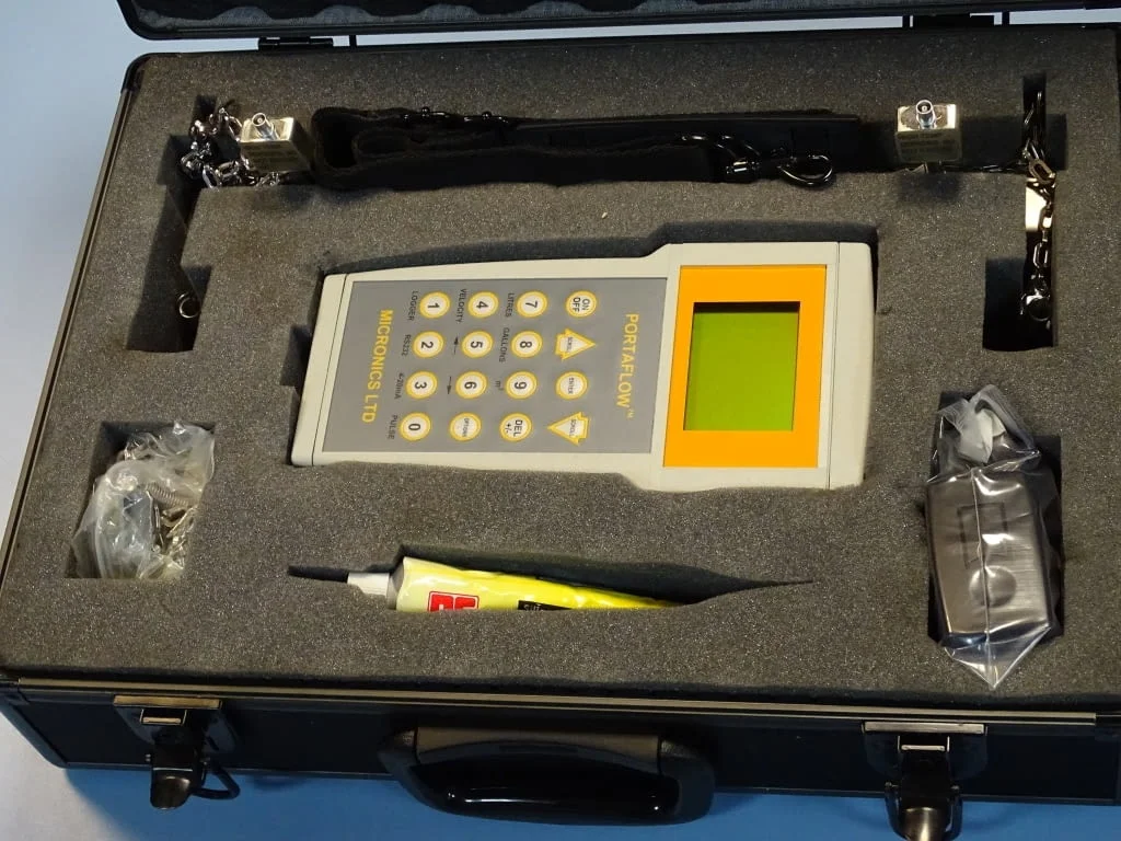 Дебитомер ултразвуков Micronics PORTAFLOW 216 Flowmeter portable — снимка 2