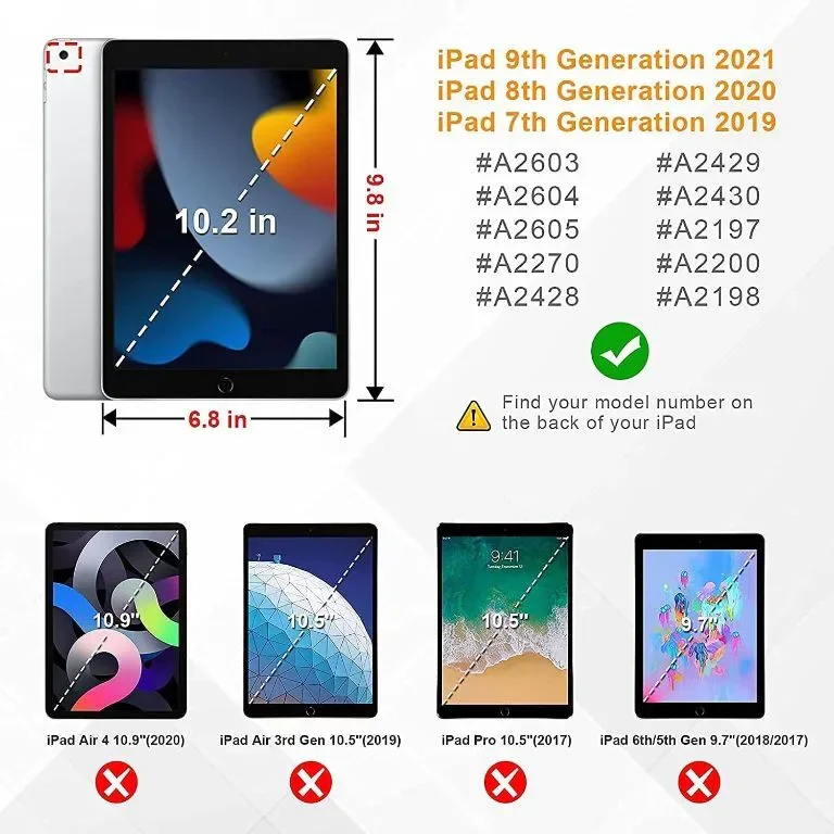 Калъф за деца TrendGate за iPad 10.2 Inch 2021/2020/2019, син — снимка 2