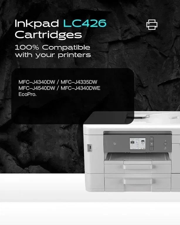 iNKPAD LC426 LC-426 касети с мастило, съвместими за Brother LC-426XL (4 касети) — снимка 5