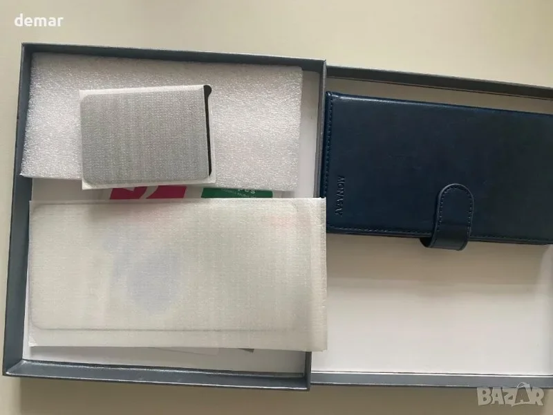 MONASAY Wallet кожен калъф-портфейл за Samsung Galaxy S24+ / S24 Plus 5G (6.7 инча) с протектор и RFID блокер — снимка 9