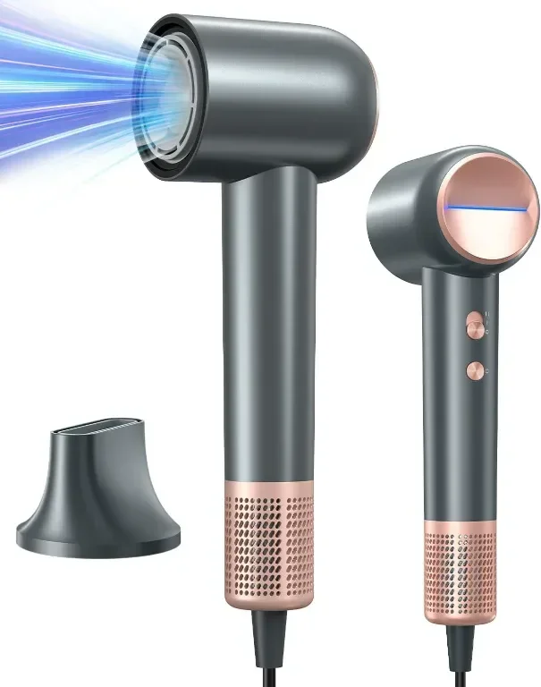 Сешоар KAITOL, 2000W професионален високоскоростен сешоар с 4 настройки за топлина и 2 скорости