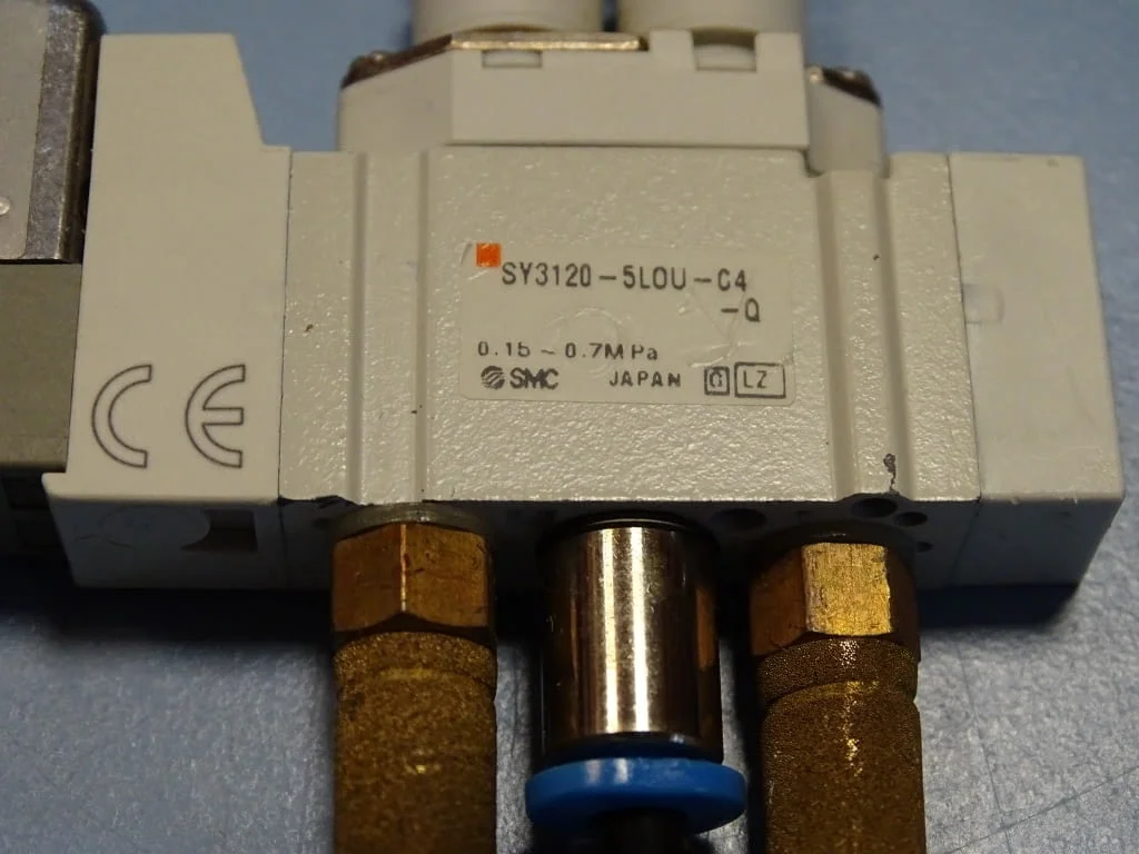 Пневматичен разпределител SMC SY3120-5LOU-C4-Q solenoid valve 24VDC — снимка 3