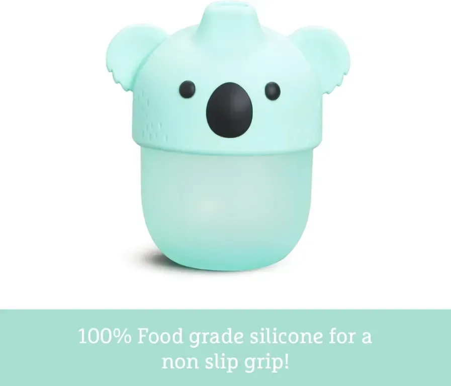 Munchkin 3D Koala Soft-Touch Spill-Proof Sippy Cup, 240 мл. BPA-Free преходна чаша за малки деца — снимка 2