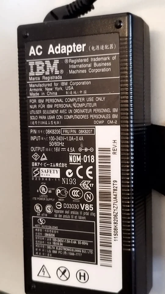 IBM / Lenovo, 16V, 4.5A, 72W - Захранване за лаптопи — снимка 8