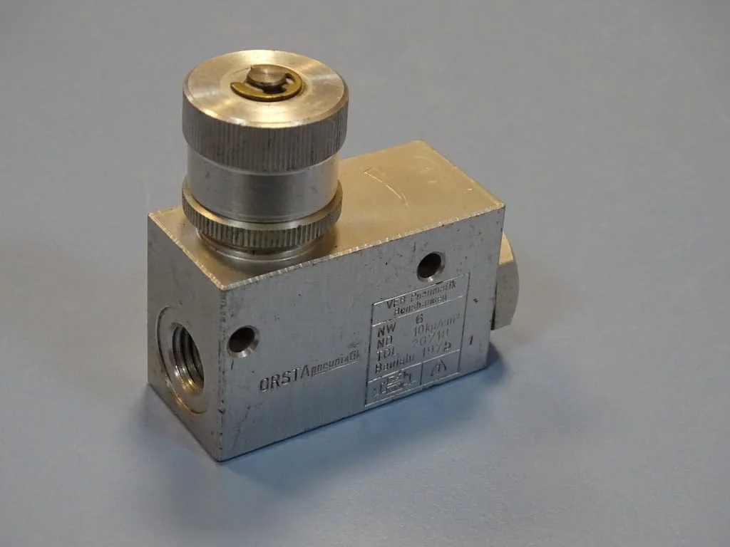 Пневматичен дросел клапан ORSTA NW6 throttle valve TGL20718 — снимка 5